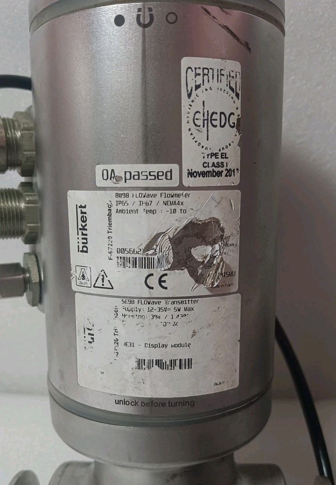 Burkert 8090 Flowave Flowmeter Part's only