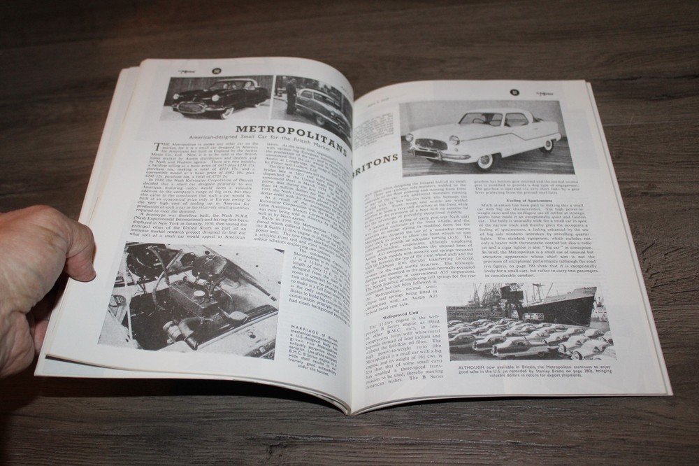 1954-1962 Metropolitan magazine article compilation Brooklands road tests histor