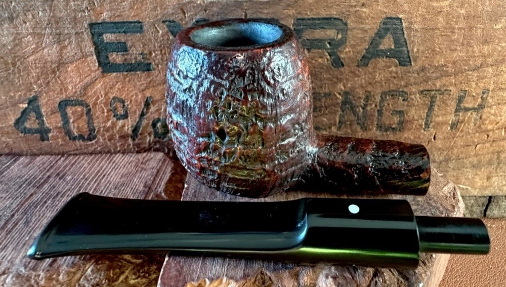 🔥1973 Dunhill Shell 685 2S Sandblasted Apple Very Nice 🔥