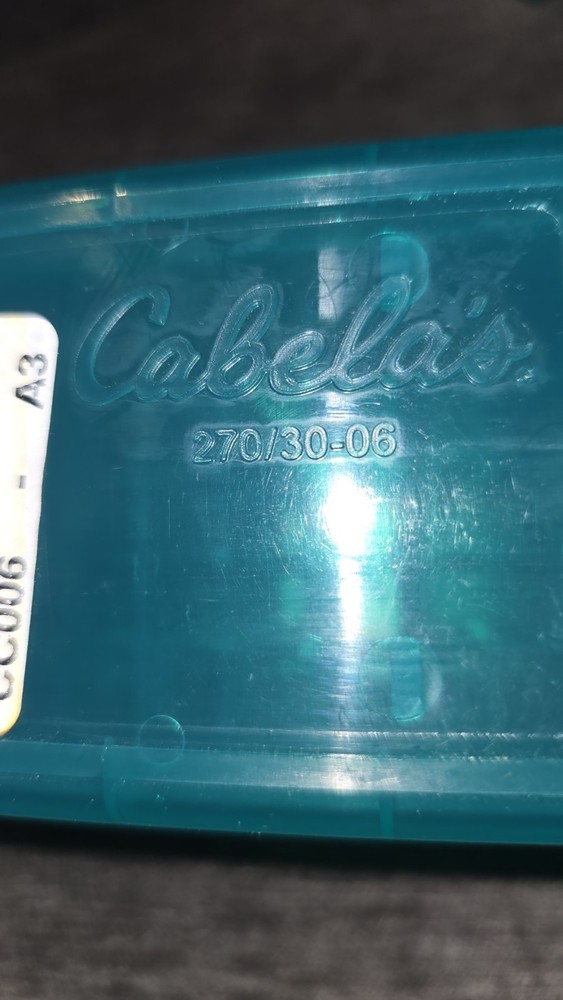New Cabelas 410 50 Round Ammunition Box Empty Box Ammo Storage