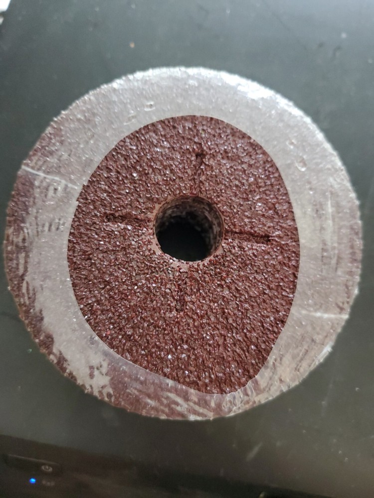 ABRASIVE P24 4 1/2 INCH FIBER SANDING DISK 25 PER PACK