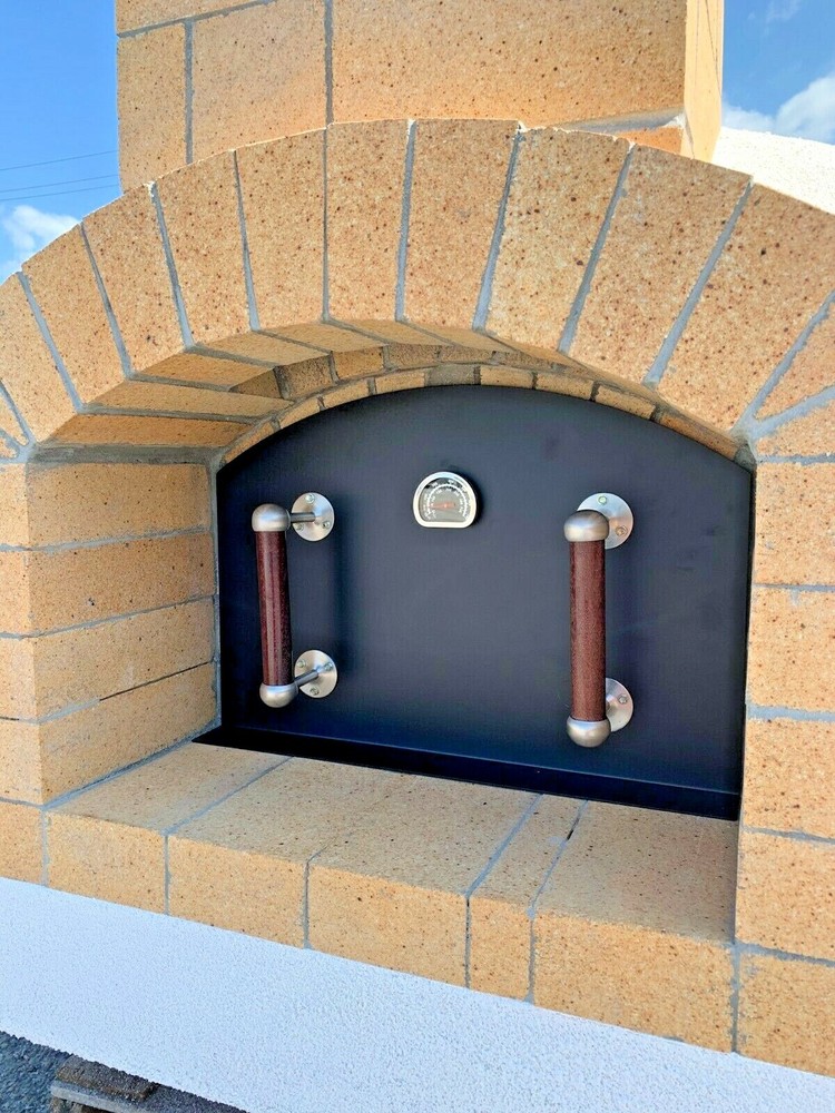 Wood Fired Pizza Oven - 43" Fire Brick Oven - 6" insulation
