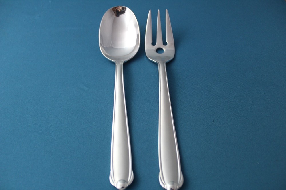 Mikasa CLASSICO SATIN Serving (2pc Set) Gerald Patrick Korea LIGHT USE
