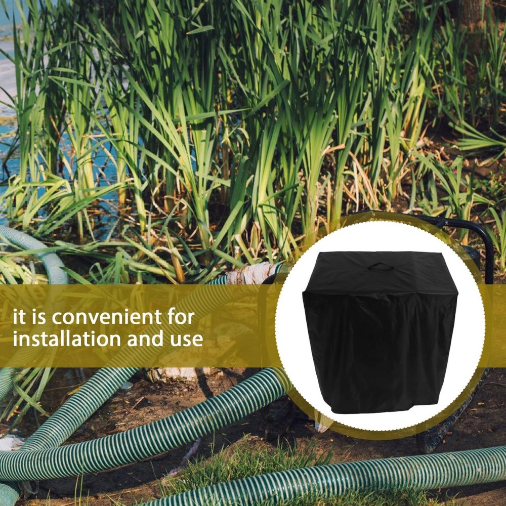 Large Waterproof Pump Cover with Drawstring for Garden Pool Filter Pump Equip...