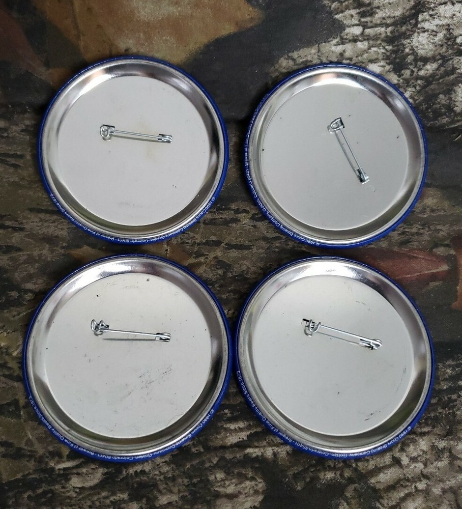 4pc 1990 Vtg Coors Light SilverBullet Pin