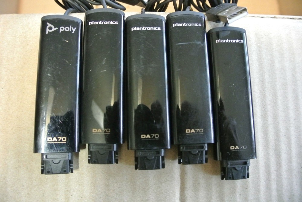 Poly / Plantronics DA70 USB Audio Processor USB to QD Adapter Cable 201851-02