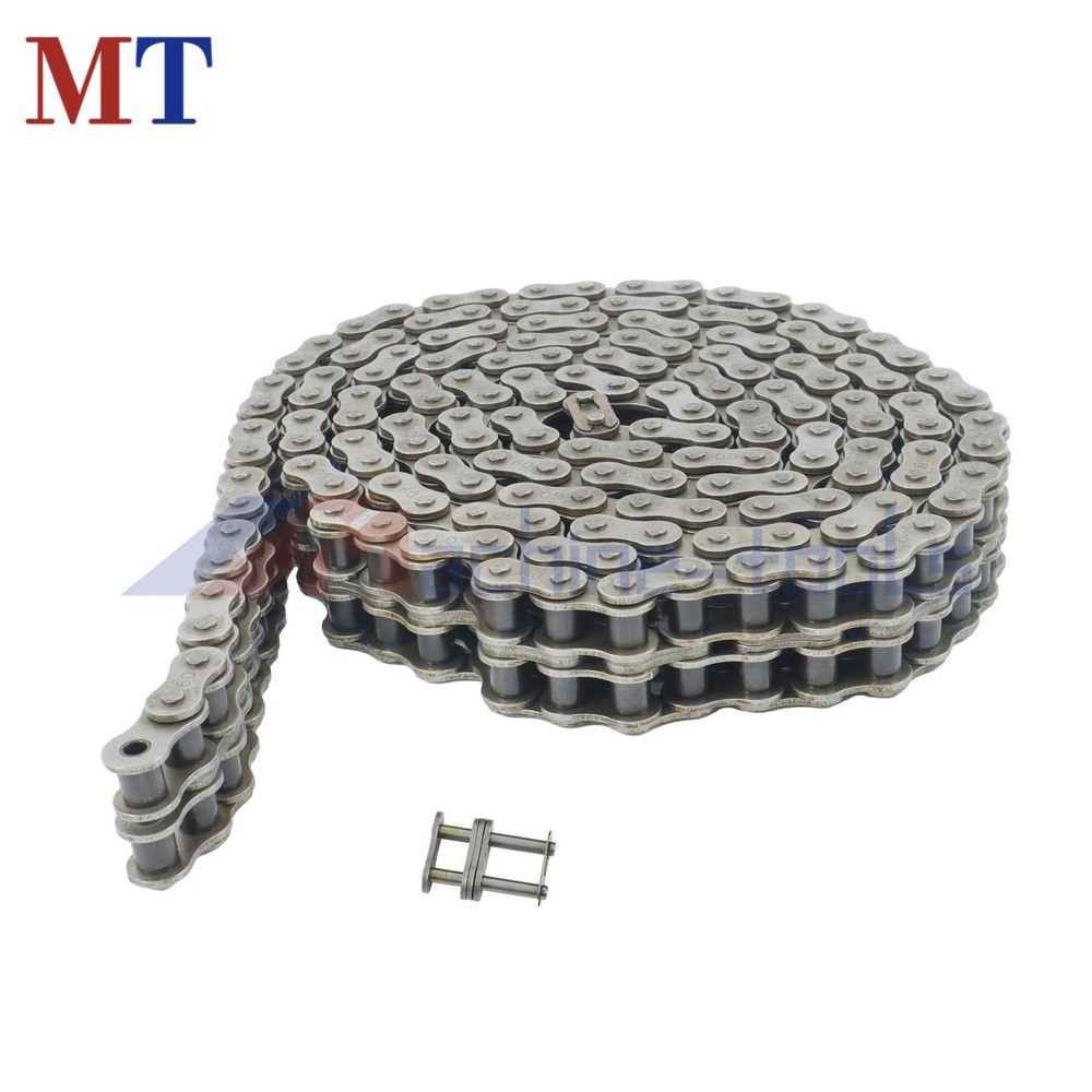 #60-2 Roller Chain Double Strand 10 Feet plus Connecting Master Link#60-2 Roller
