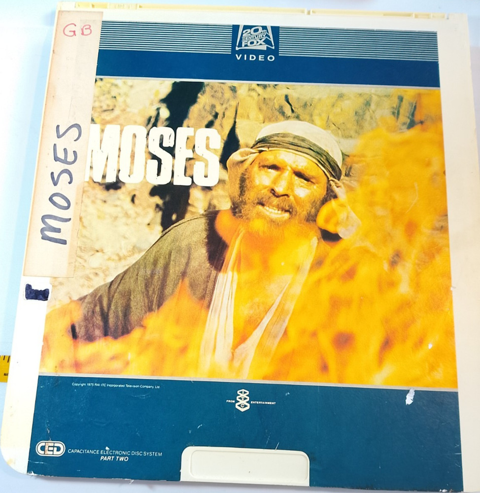 Vintage 20th Century Fox Moses Capacitance disk system untested