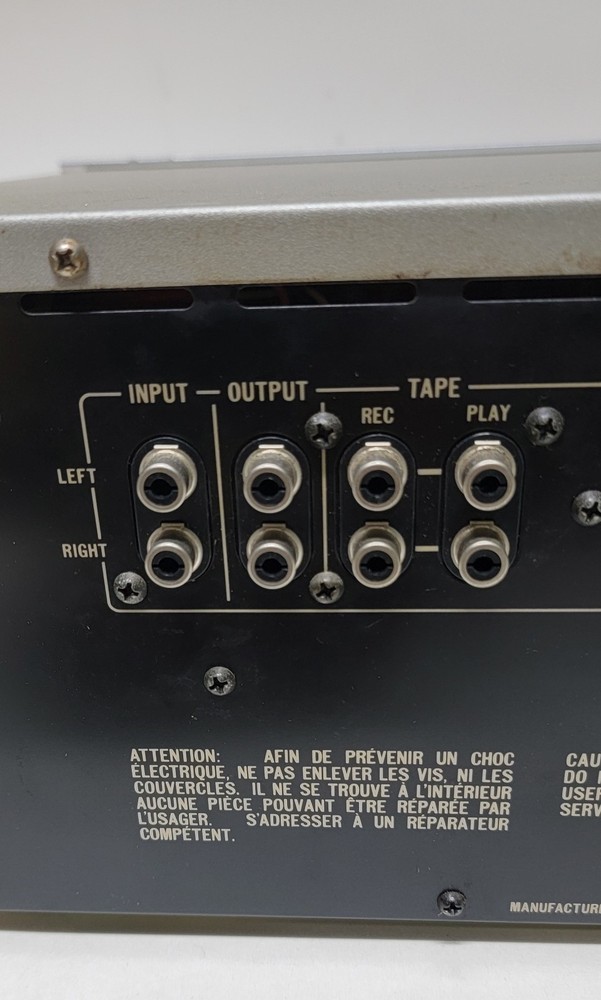 JVC SEA-80 Multi-Voltage Stereo Graphic Equalizer Powers On AS IS Untested