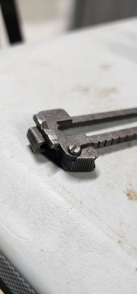 Original Japanese Type 38 Arisaka Rear Sight Leaf
