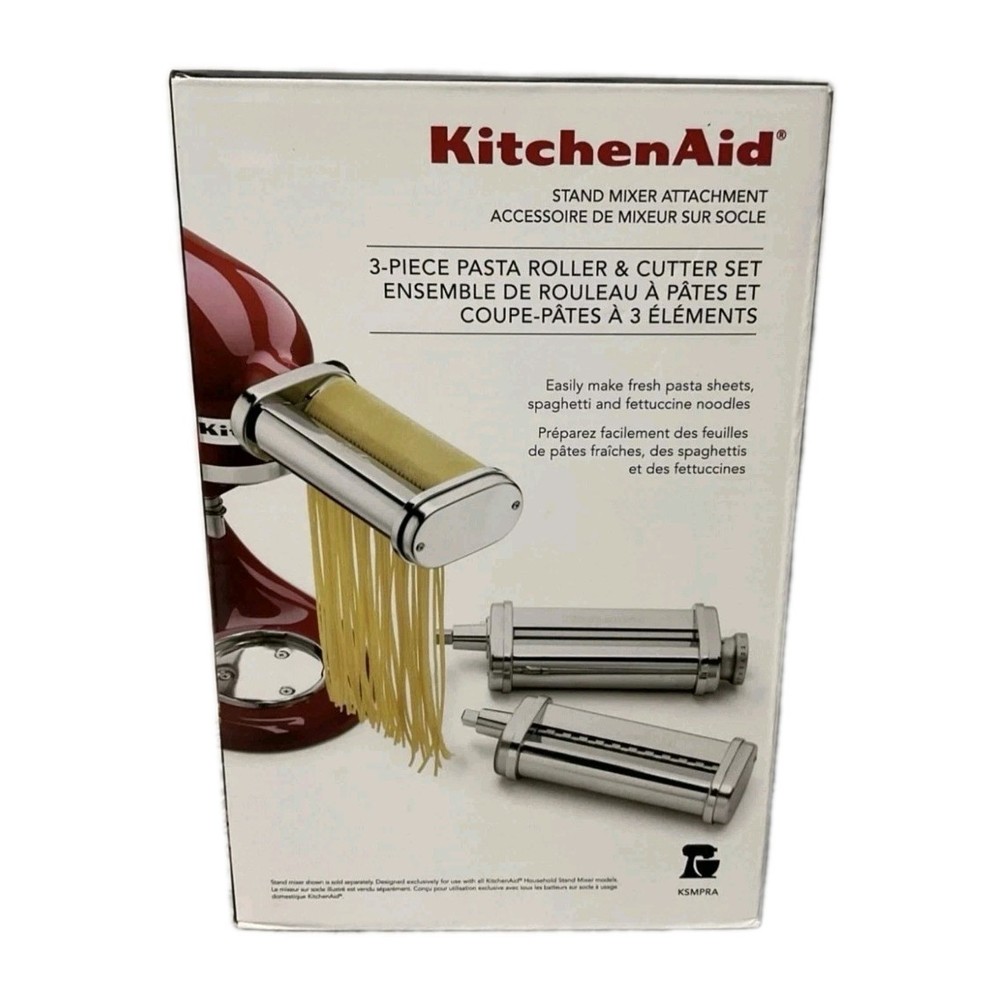KitchenAid KSMPRA 3pc Pasta Roller & Cutter Set - Excellent Condition