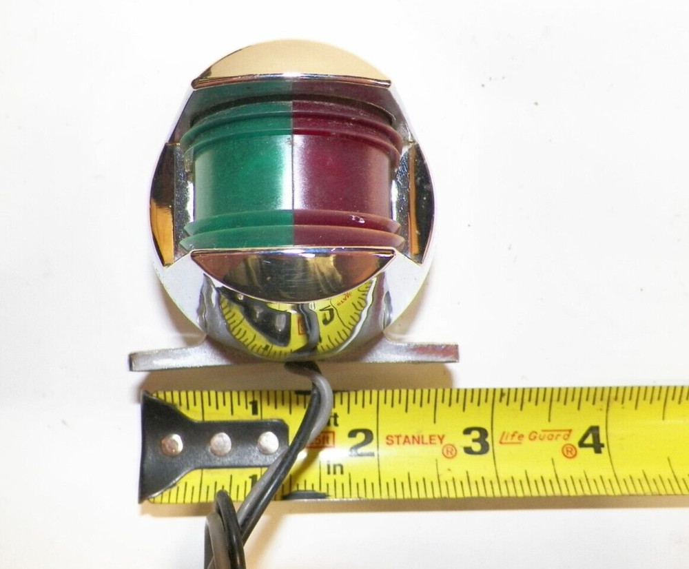 Vintage Marine Bow Light Red/Green