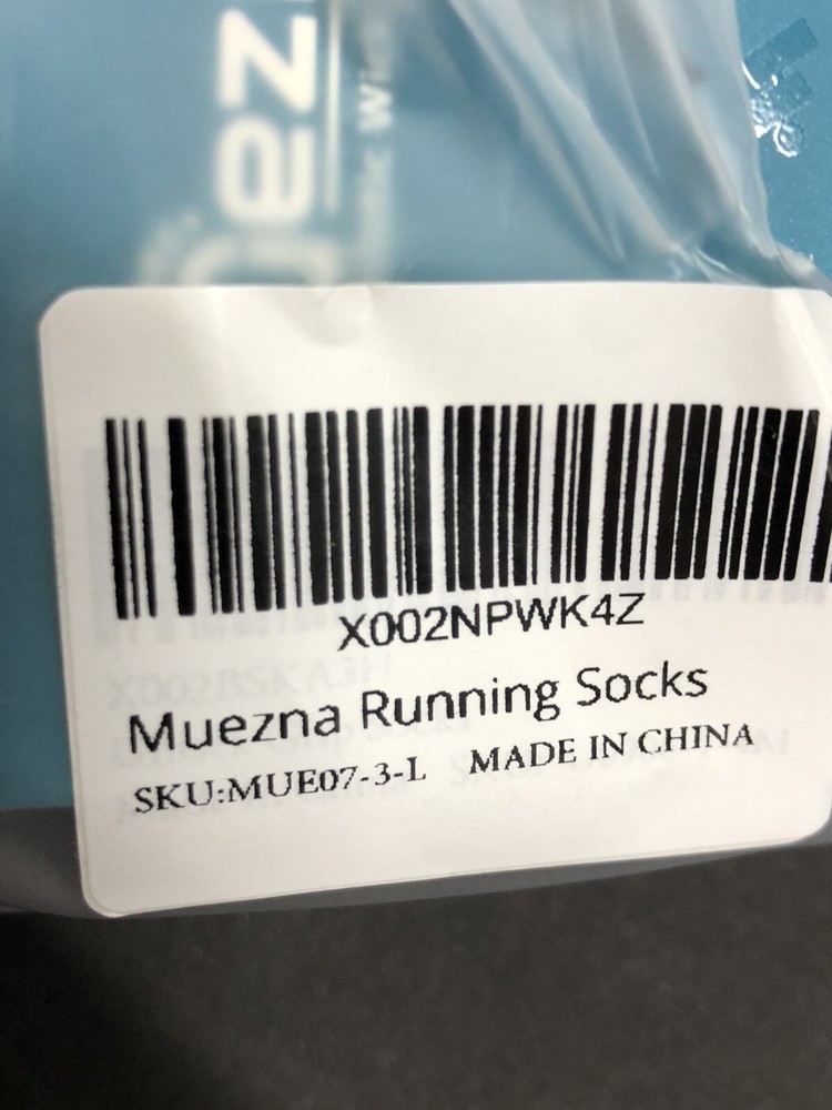 3 Pair Compression Athletic No Show Running Socks w/ CoolMax, Black, Size Large