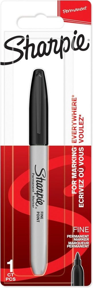 Black Permanent Marker - Versatile Fine Point for Bold, Lasting Marks