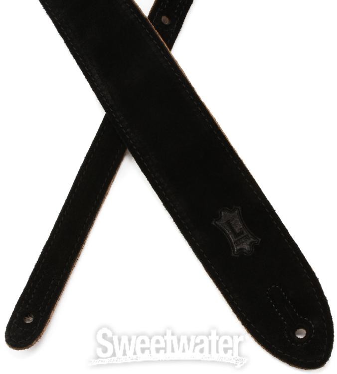 Levy's MS12 Suede Guitar Strap - Black