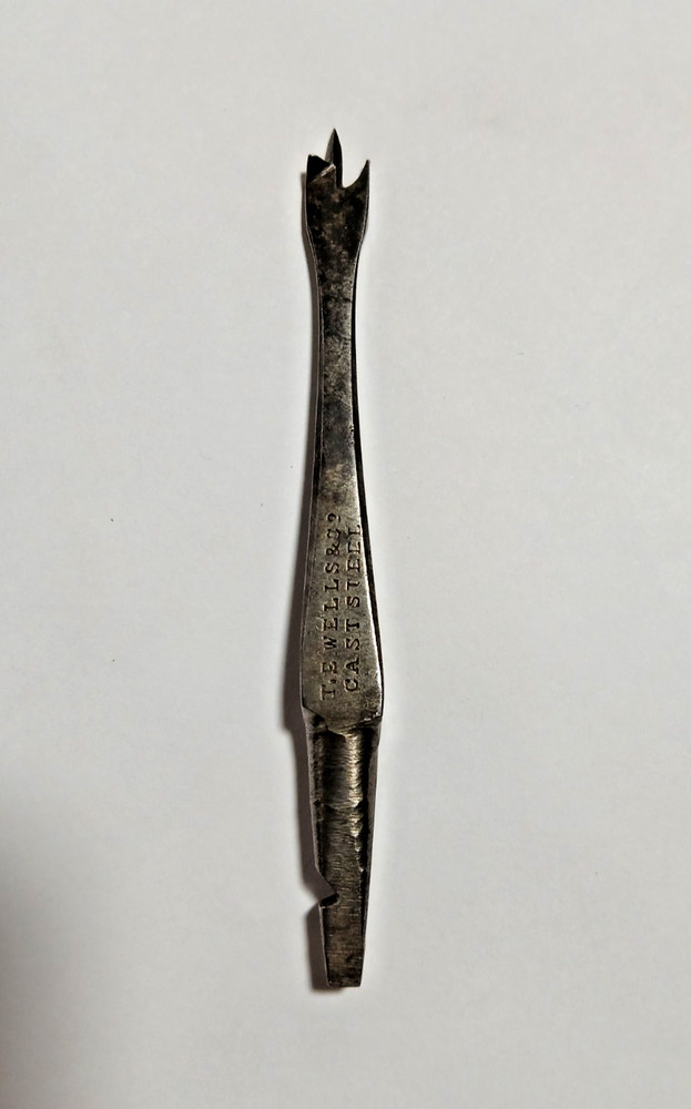 Vintage T E WELLS & Co Auger/Drill bit