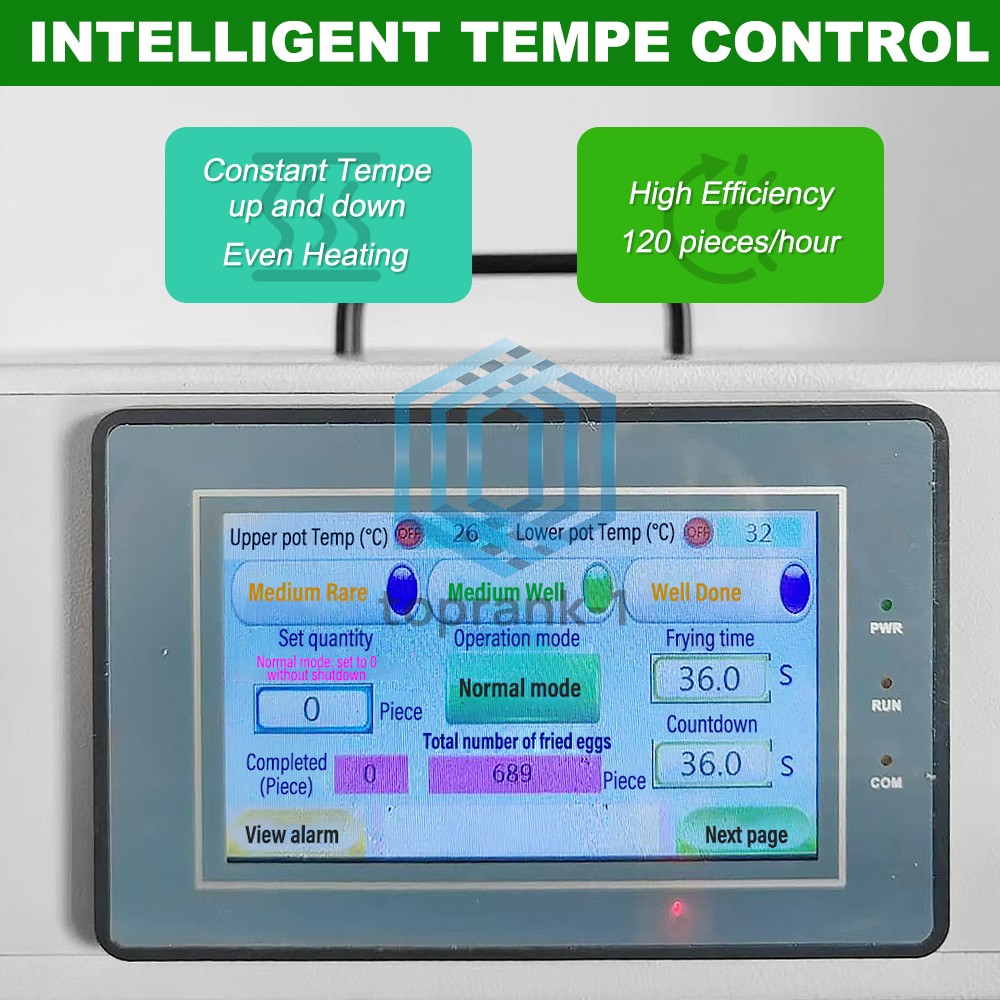 Commercial Automatic Omelette Maker Machine Egg Cooking Touch Screen Restaurants