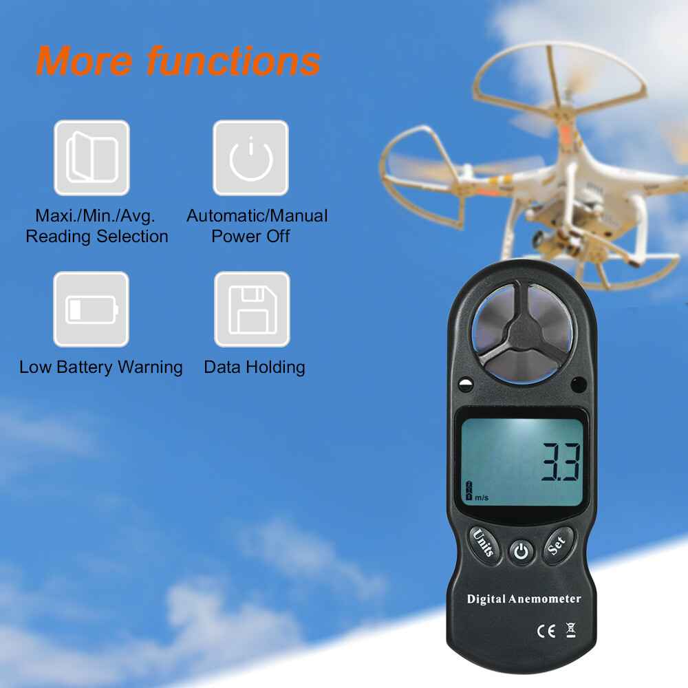 Digital LCD Wind Anemometer Meter Tester C0K7