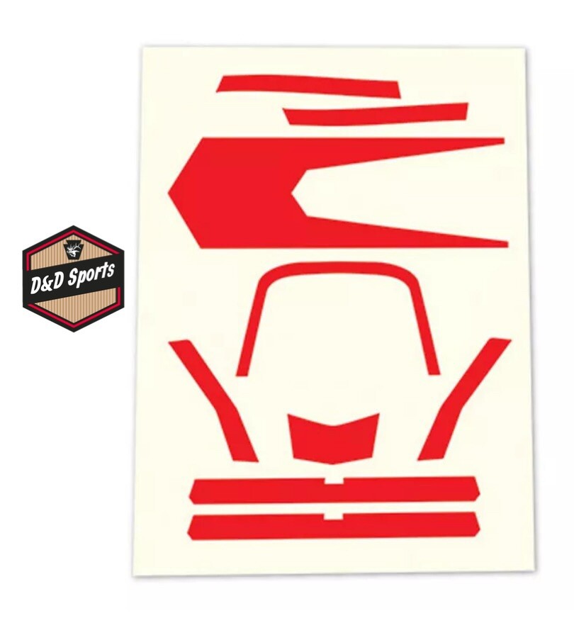 Traxxas 7980 - Aton High Visibility Decals, Red