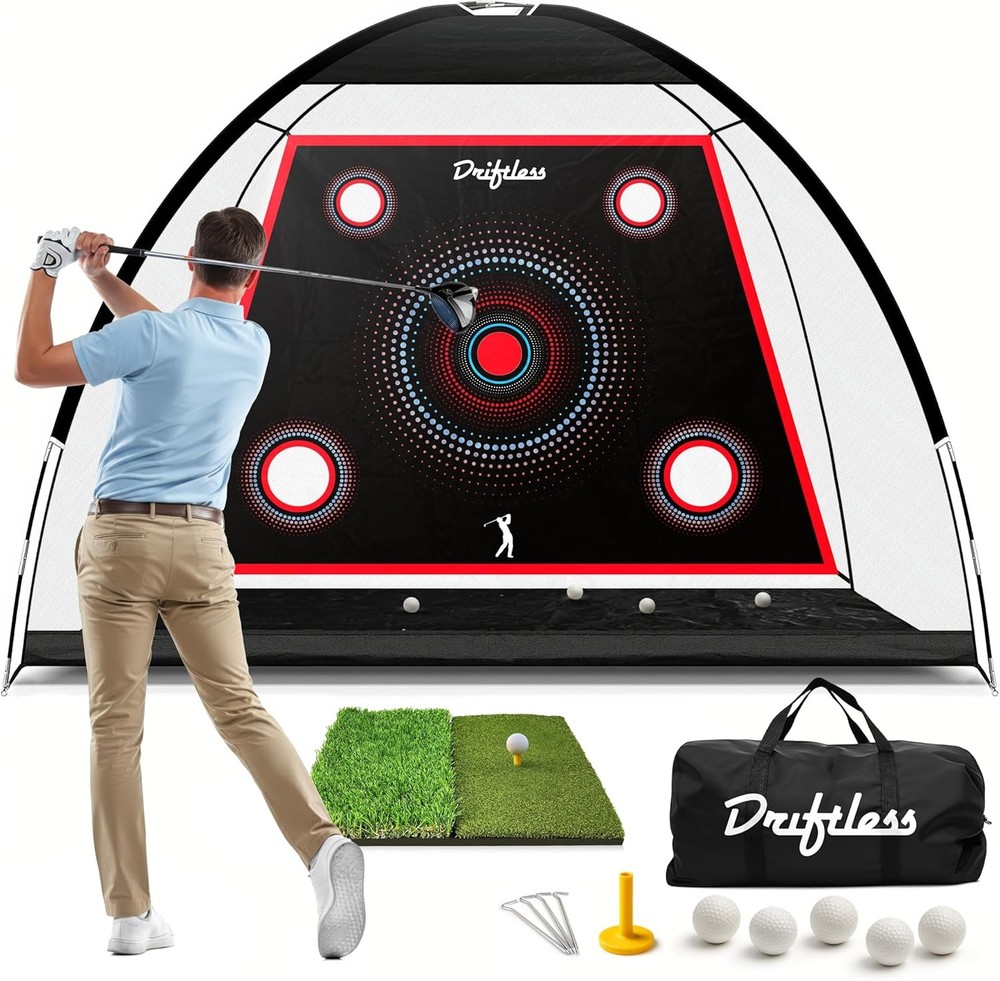10x7ft Heavy Duty Golf Practice Hitting Net for Backyard Indoor