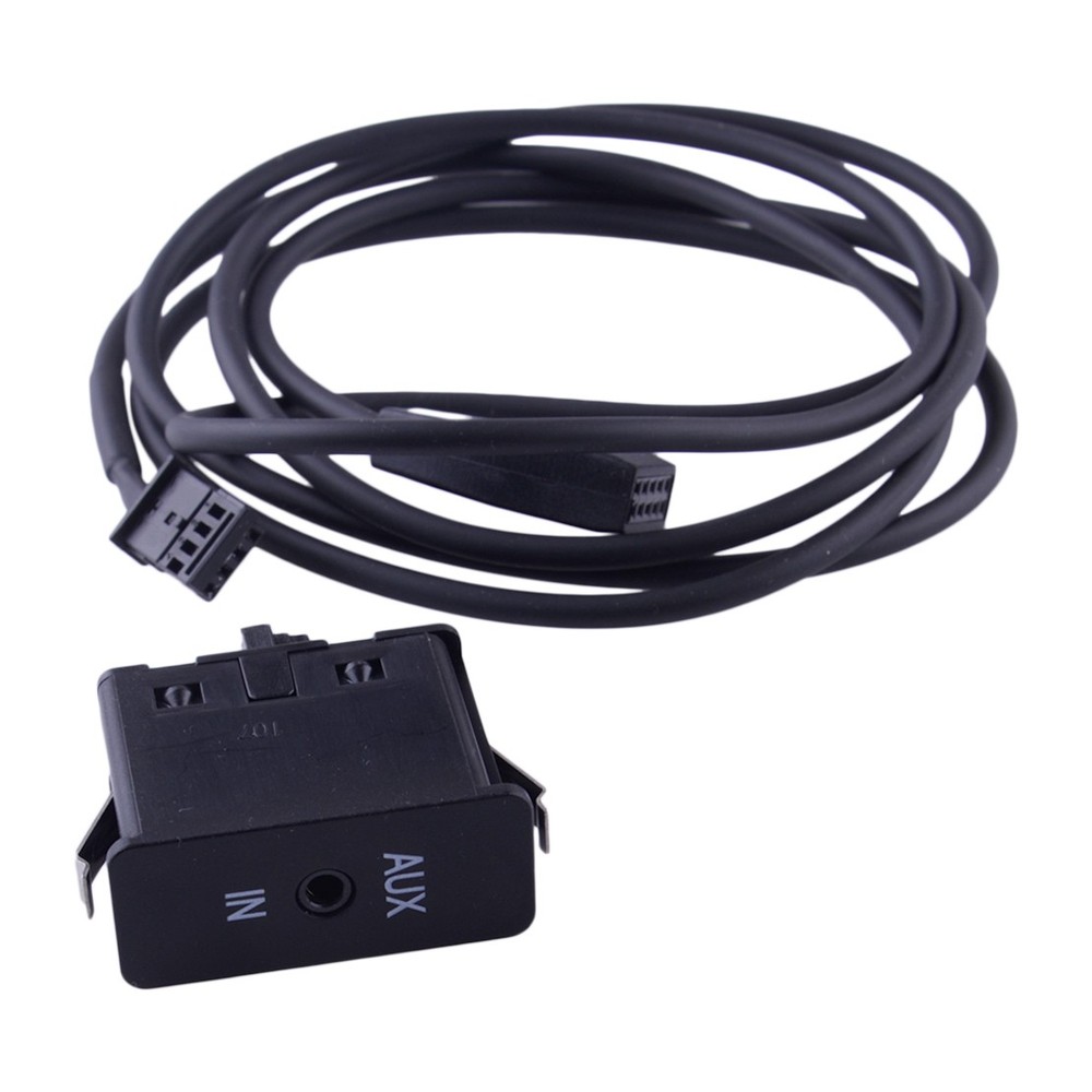 Black AUX IN Interface Adapter Cable Fit for BMW 3 Series E46 2002-2006