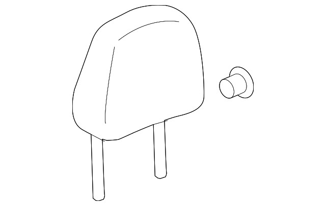 Genuine GM Headrest 39140230