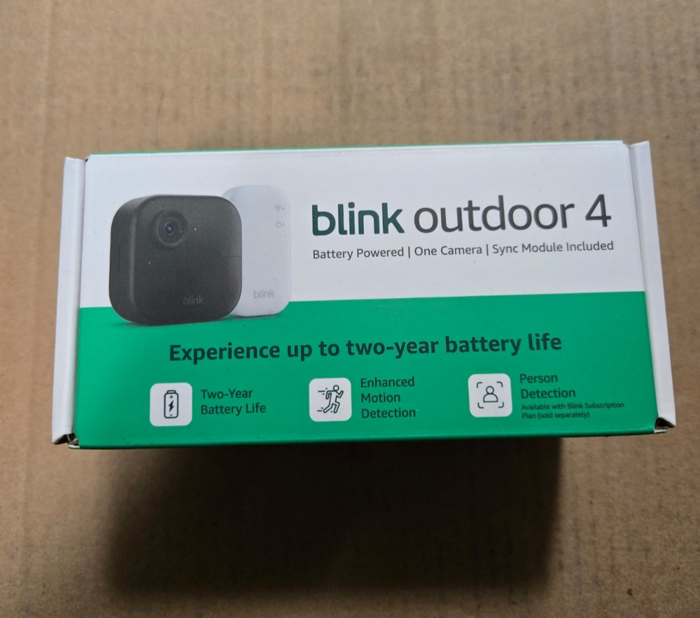 Blink Outdoor 4 Wireless Camera Security System with Sync Module New in Box
