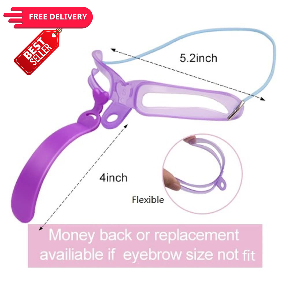 Amariver Eyebrow Stencils, Template, Medium (Pack of 1)