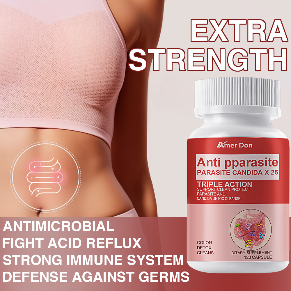 Candida Cleanse Albicans & Detox Yeast Support Complex with Enzymes 120 caps