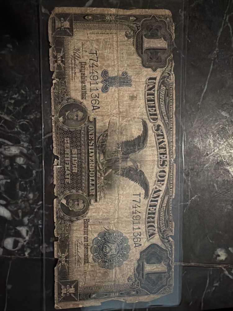 1899 $1 Black Eagle Silver Certificate Note