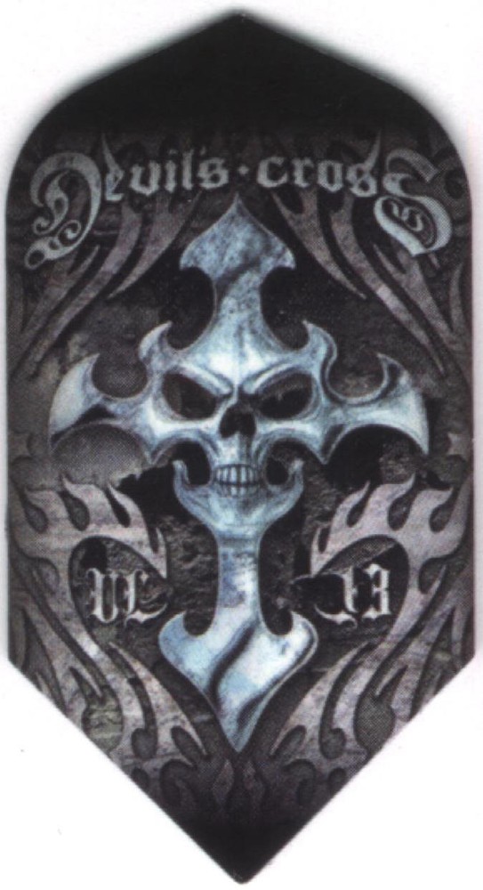 Devils Cross Slim Dart Flights: 3 per set