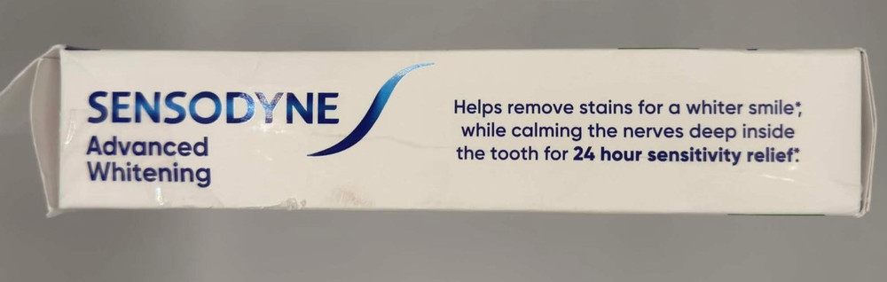 Sensodyne Advanced Whitening Toothpaste 6.5oz 4 Pack Sensitivity - Open Box