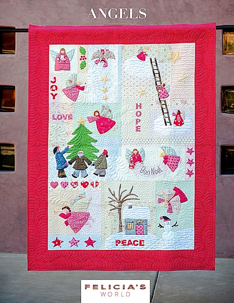 New Applique Quilt Pattern ANGELS 56x74