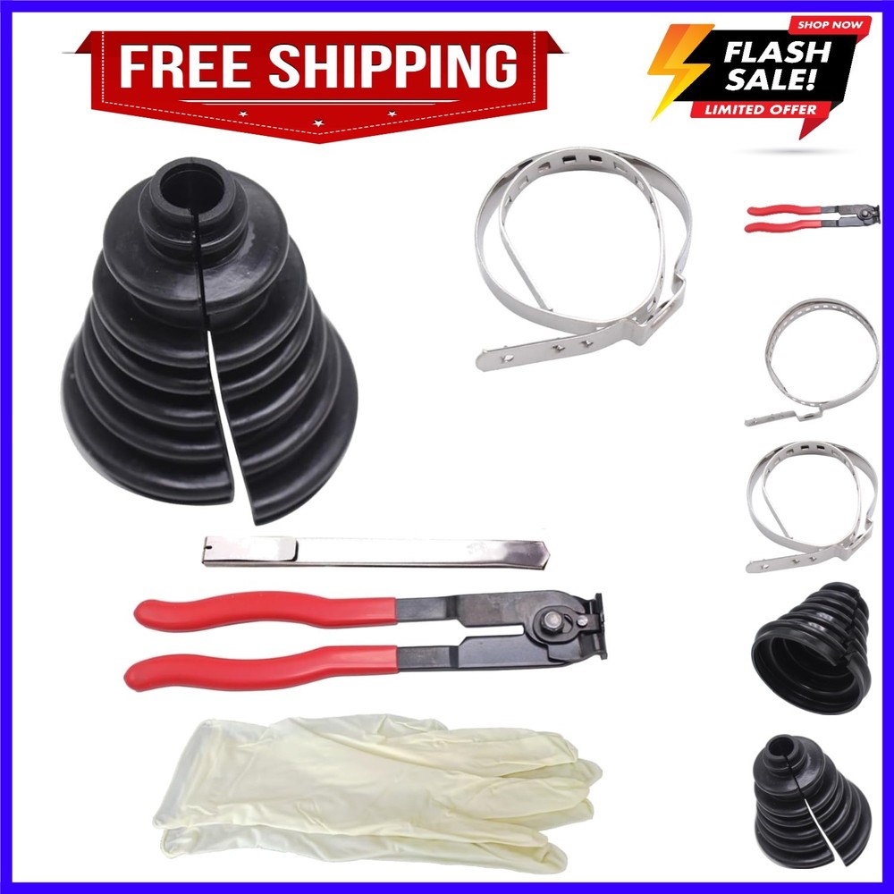 Universal Split CV Joint Boot Kit Universal CV Boot Kit Split Joint Gaiter St...