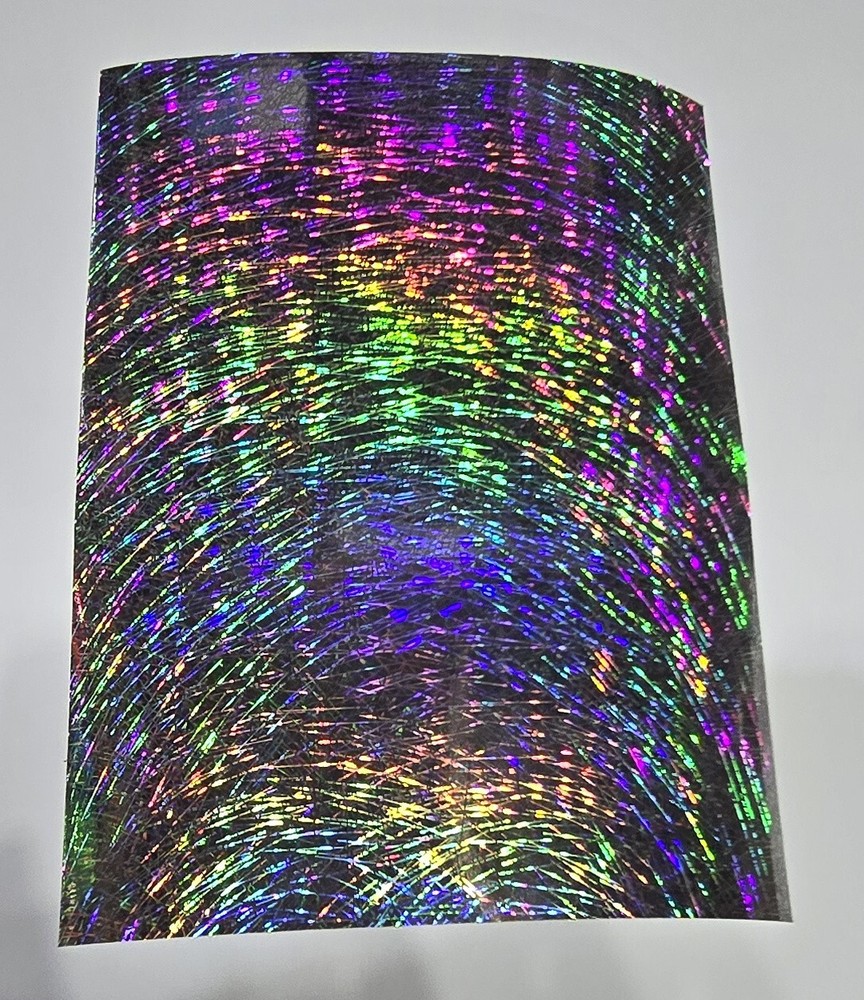 Holographic Silver Light Ray Sign Plotter Cutter Vinyl Roll