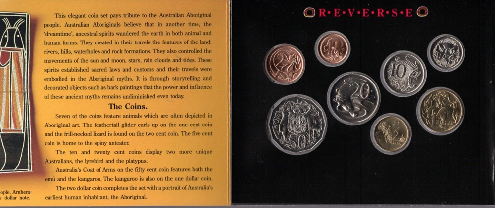 AUSTRALIA 1990 UNCIRCULATED MINT COIN SET KM#MS23
