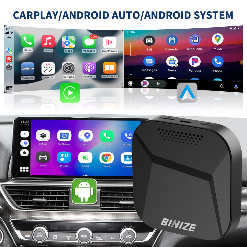 Android CarPlay Ai Box Wireless CarPlay Android Auto Adapter Youtube Netflix