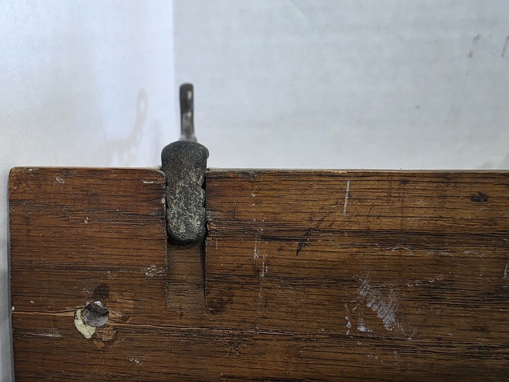 4 Cast Iron Coat Hooks Vintage