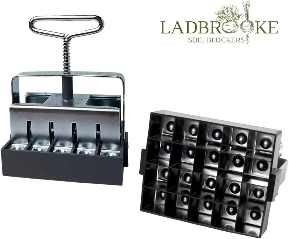 Authentic Ladbrooke Soil Block Maker 4-Pc. Basics Nesting Set - Includes Mini 4,