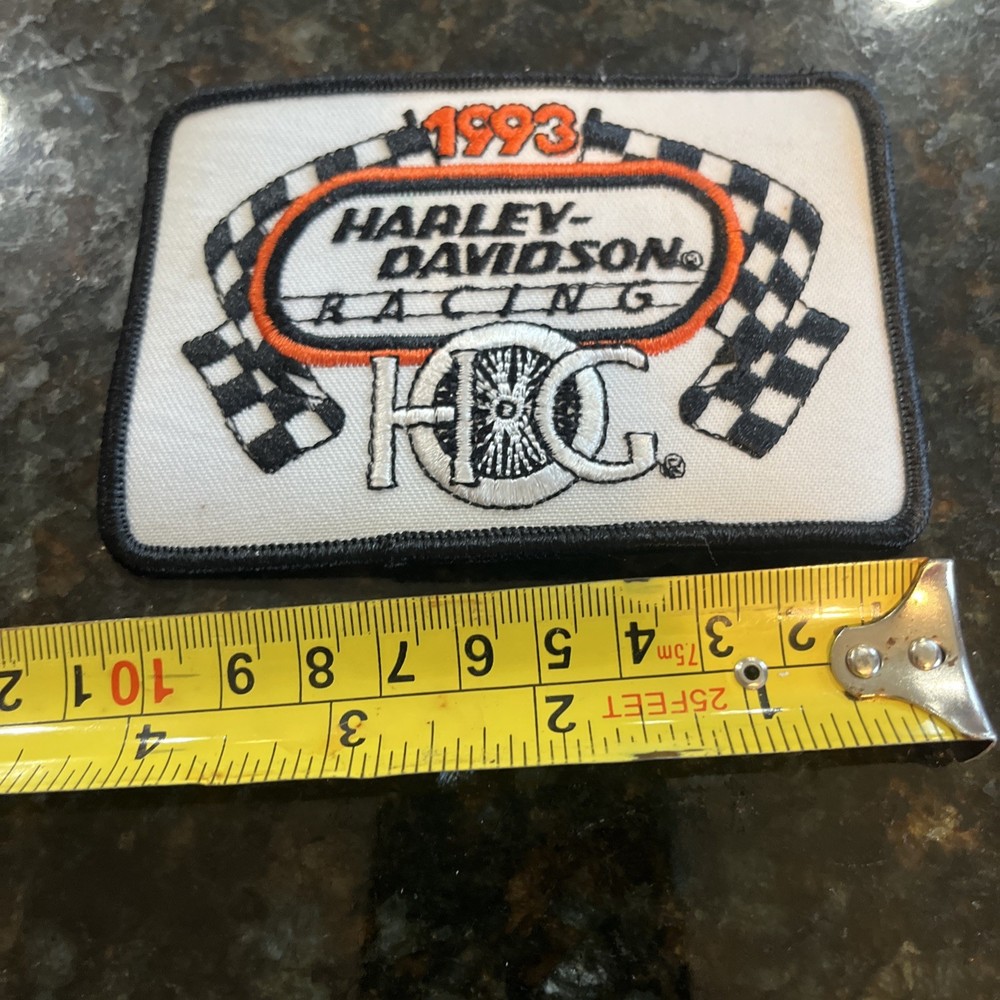 Harley Davidson HOG 1993 Racing Patch 4.5" x 3" Patch