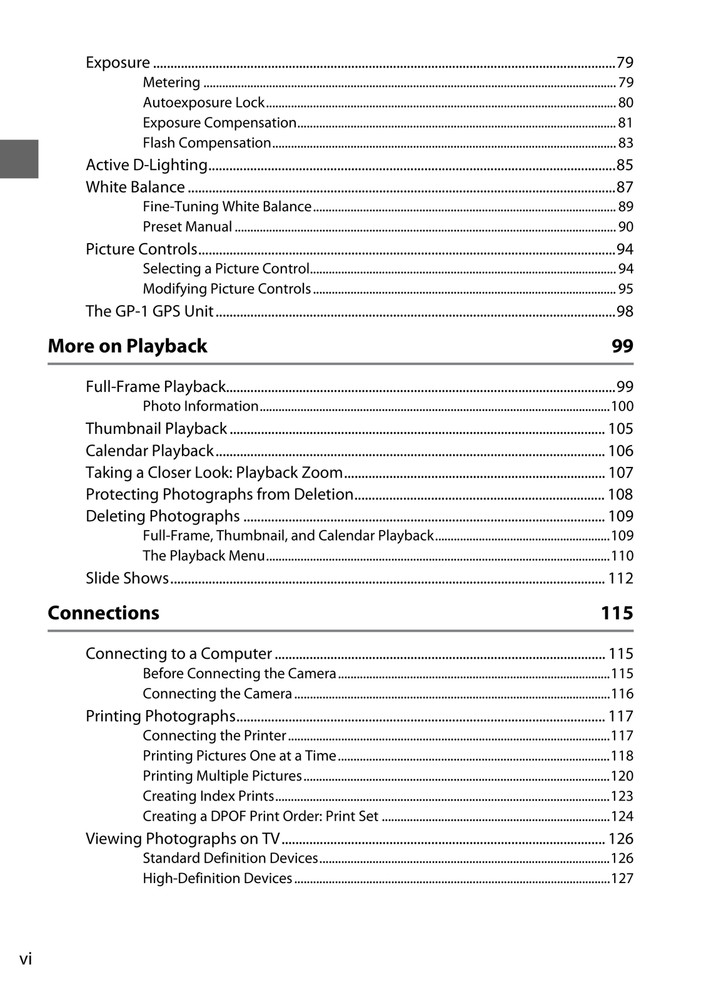 Nikon D3100 — Reference Manual User Guide — 1/2 Size, 5.5" x 8.5" Small Compact