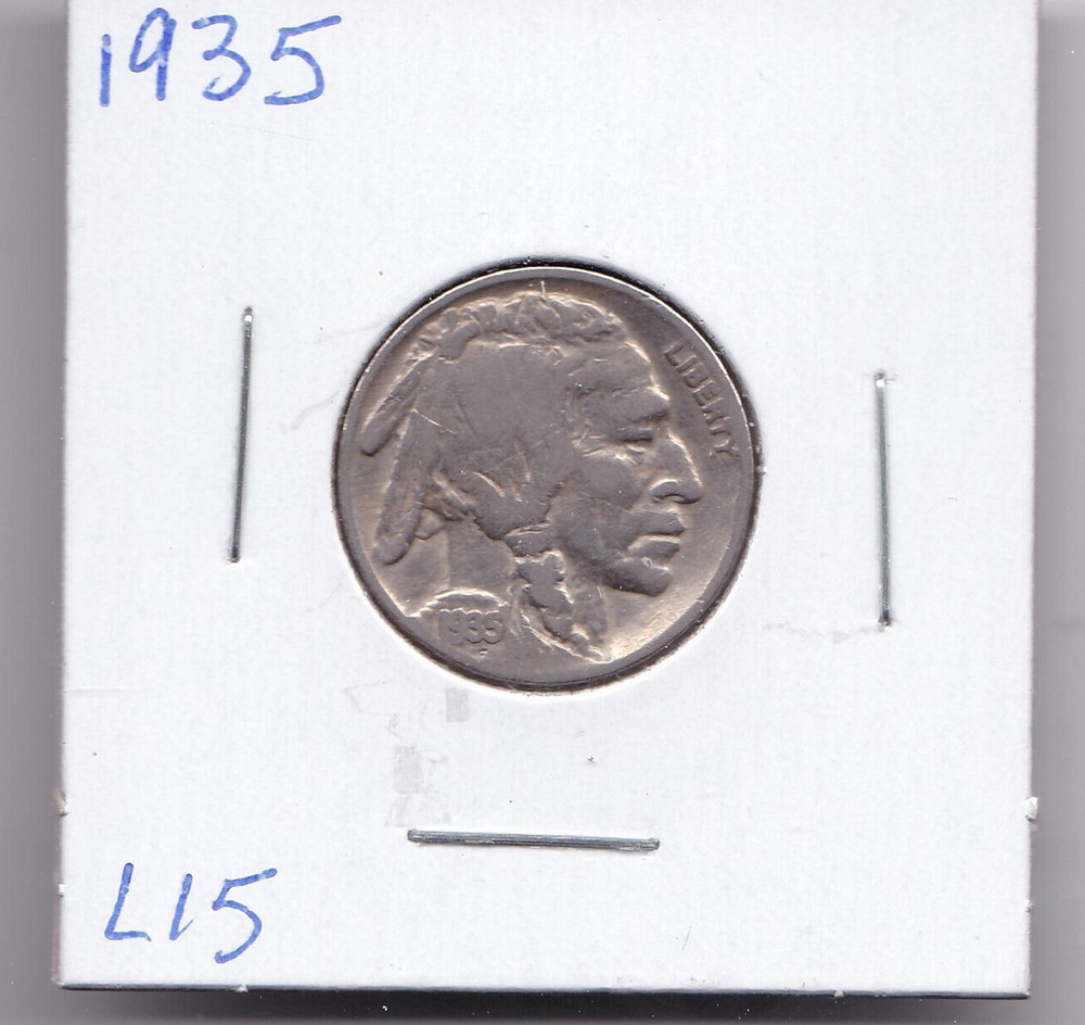 1935 Buffalo Nickel L15