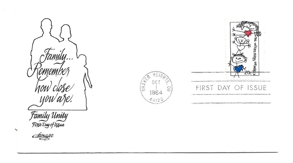 2104 Family Unity, Artmaster FDC