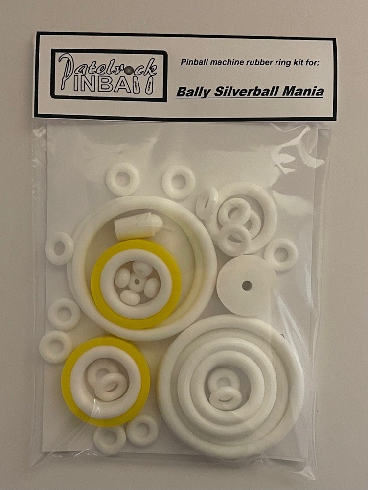 1980 Bally Silverball Mania Pinball Machine Rubber Ring Kit
