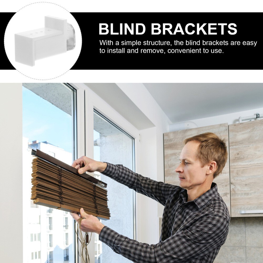 4PCS Pleated Blind Bracket Blind Brackets Installation Code Universal