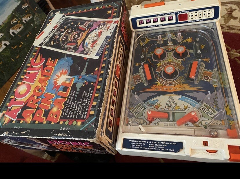 Atomic Arcade pin ball machine, 1979 Made in Japan