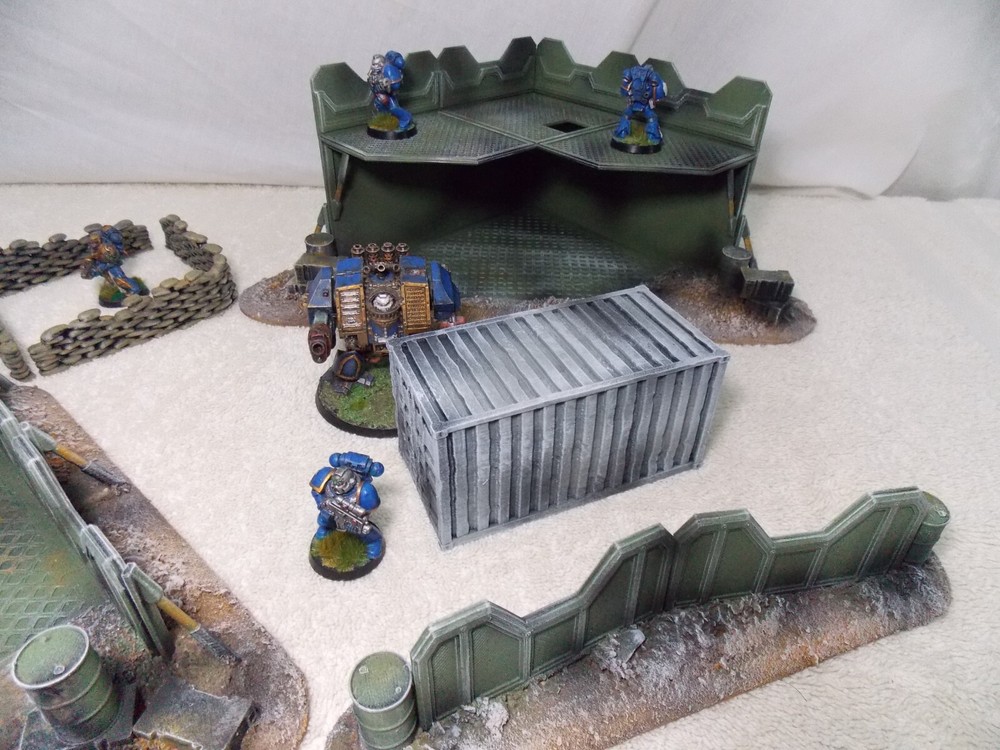 WARGAMING TERRAIN PAINTED BUNDLE 9 PIECE SET .....ADVANCE ORDERS