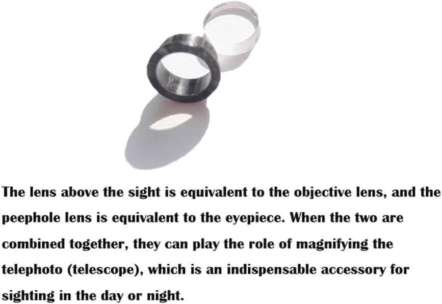 Compound Bow Peep Sight 45/37 Degree Inner Core 6X 8X Clarifier Aperture Lens
