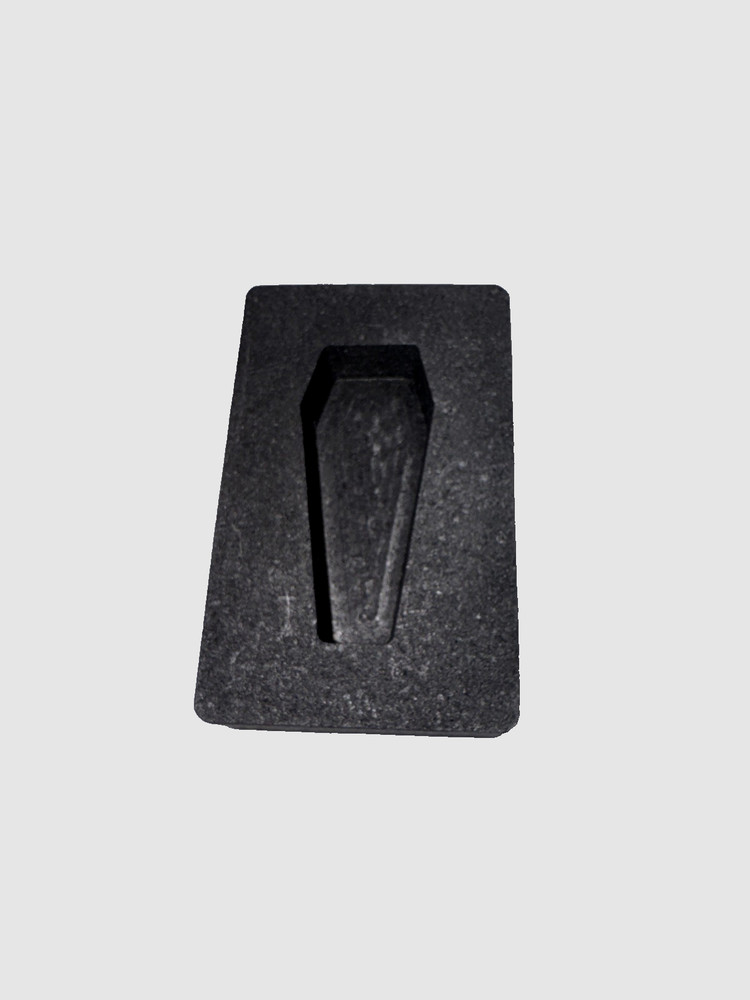 4 oz Coffin Graphite Gold Ingot Mold for Gold & Silver Casting