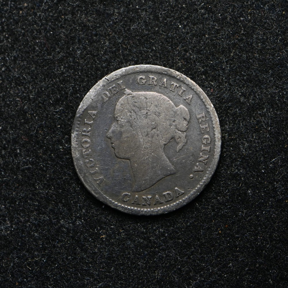 1888 Canada Five Cent Silver Damaged (bb16853)